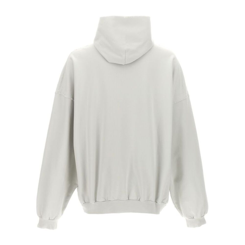 Balenciaga White Cotton Women's Sweatshirt - Picture 2 of 4